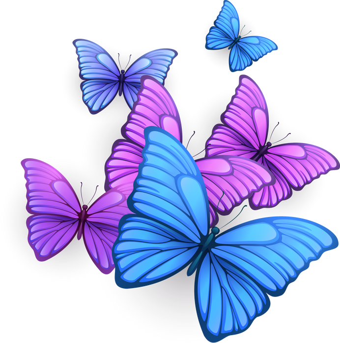 Blue Butterflies